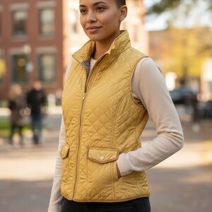 Peck & Peck Quilted Vest Size M